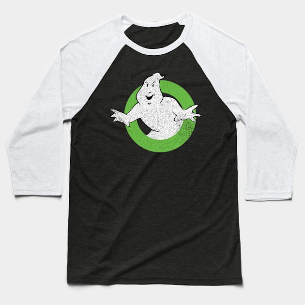 Pro-Ghosts Baseball T-Shirt by CossmossBoutique23